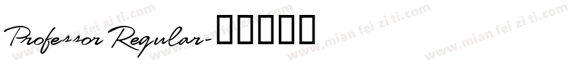 Professor Regular字体转换